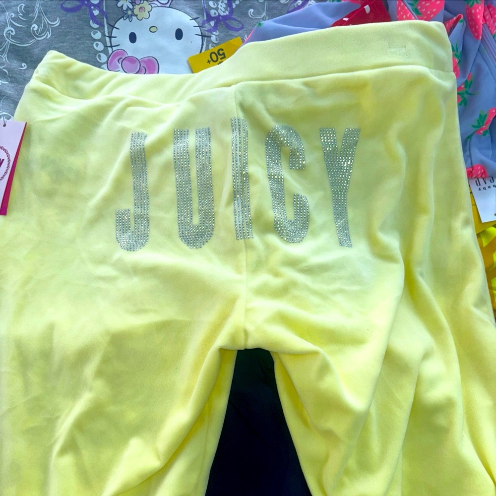 juicy  couture citrus yellow pants Size 2X